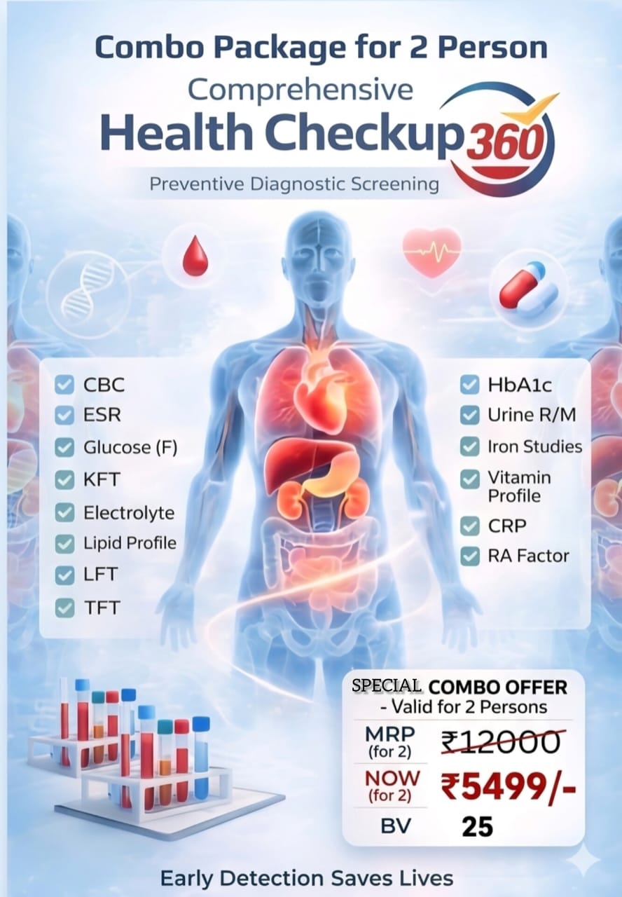COMBO PACKAGE FOR 2 PERSON HEALTH CHECKUP 